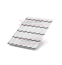 Металлочерепица Ламонтерра X RAL9003 Полиэстер-0.4