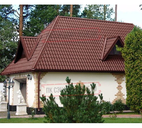 Металлочерепица Ламонтерра X RR29 PURETAN-0.5