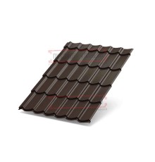 Металлочерепица Ламонтерра X RAL8017 Полиэстер-0.45