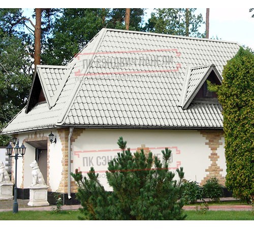 Металлочерепица Ламонтерра X RAL9010 Полиэстер-0.5