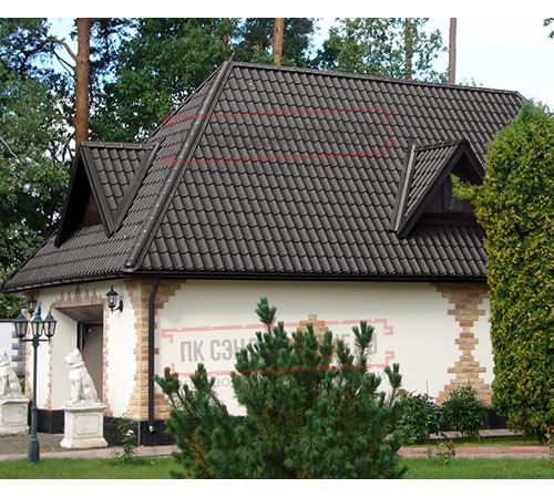 Металлочерепица Ламонтерра X RR32 Полиэстер-0.45