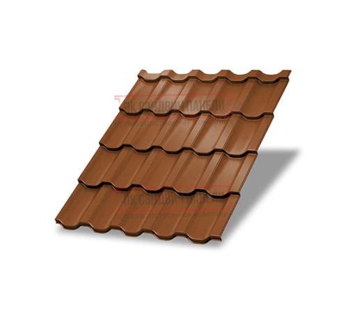 Металлочерепица Трамонтана-SL Argillite PURMAN-0.5