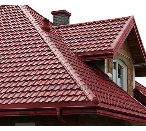 Металлочерепица Трамонтана-S RAL3011 PURMAN-0.5