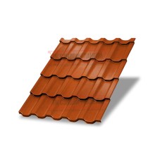 Металлочерепица Трамонтана-X Copper/Copper AGNETA-20-0.5