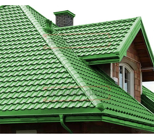 Металлочерепица Трамонтана-XL RAL6018 Norman-0.5