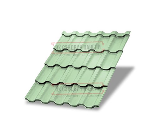 Металлочерепица Трамонтана-X RAL6019 Norman-0.5