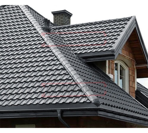 Металлочерепица Трамонтана-XL RR23 PURETAN-0.5