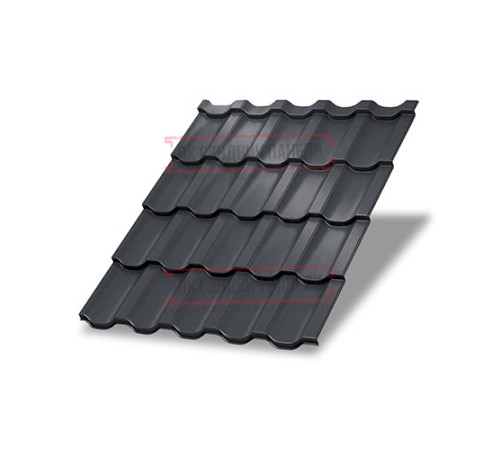 Металлочерепица Трамонтана-S RAL7024 PURMAN-0.5