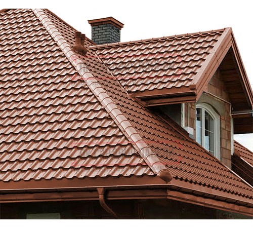 Металлочерепица Трамонтана-XL RAL8004 Viking E-0.5