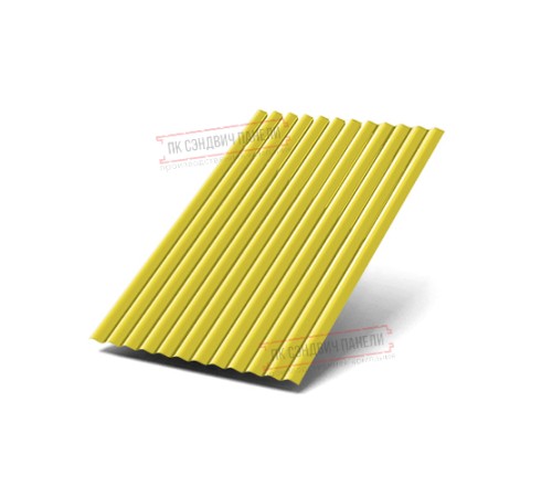 Профилированный лист МП18х1100 Полиэстер RAL-1018-0.7