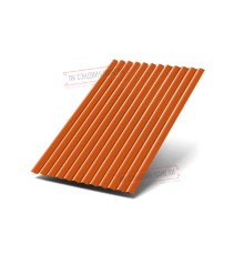 Профилированный лист МП18х1100 Полиэстер RAL-2004-0.7