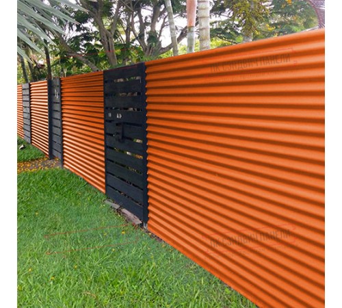 Профилированный лист МП18х1100 Полиэстер RAL-2004-0.5