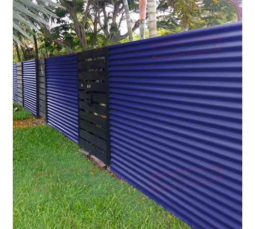 Профилированный лист МП18х1100 Полиэстер RAL-5002-0.45