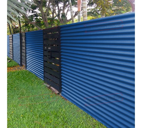 Профилированный лист МП18х1100 Полиэстер RAL-5005-0.45