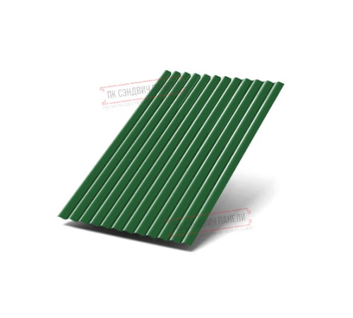 Профилированный лист МП18х1100 Полиэстер RAL-6002-0.5