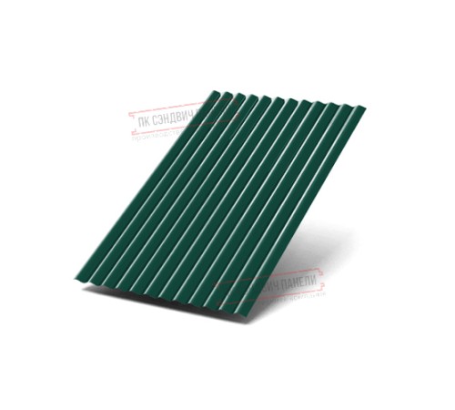 Профилированный лист МП18х1100 Полиэстер RAL-6005-0.45