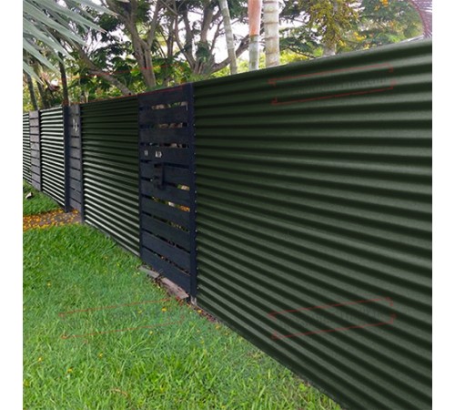 Профилированный лист МП18х1100 Викинг E RAL-6007-0.5