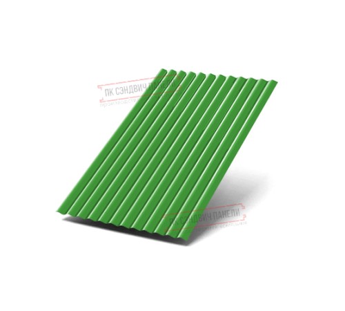 Профилированный лист МП18х1100 Полиэстер RAL-6018-0.5