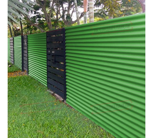 Профилированный лист МП18х1100 Полиэстер RAL-6018-0.5