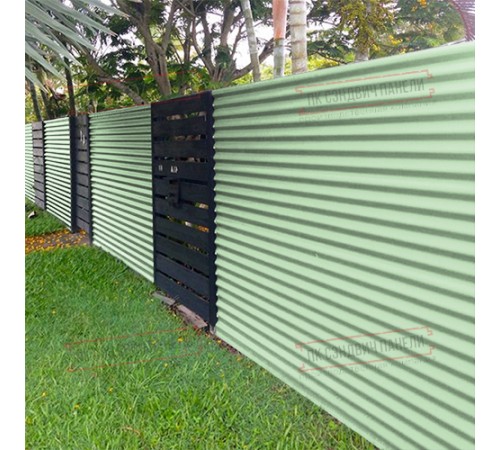 Профилированный лист МП18х1100 Norman RAL-6019-0.5