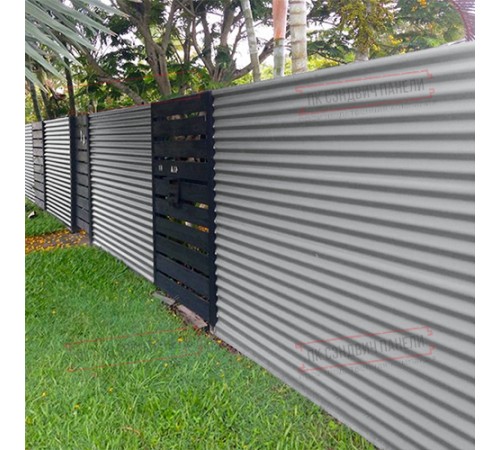 Профилированный лист МП18х1100 Полиэстер RAL-7004-0.65