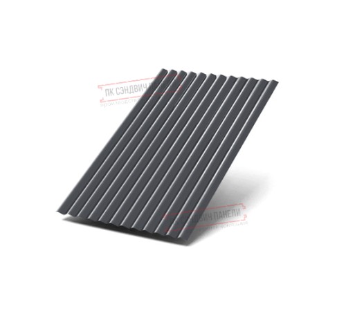 Профилированный лист МП18х1100 Полиэстер RAL-7024-0.5