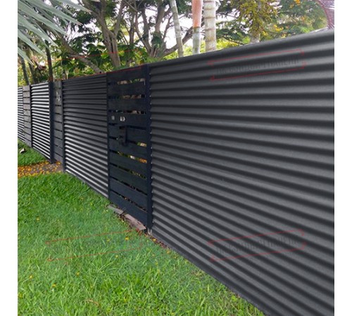 Профилированный лист МП18х1100 Полиэстер RAL-7024-0.5