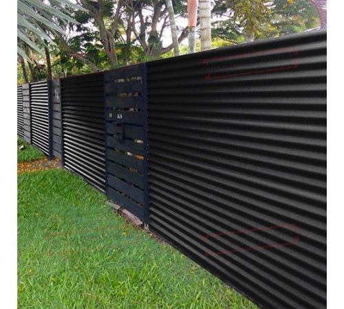 Профилированный лист МП18х1100 Викинг E RAL-9005-0.5