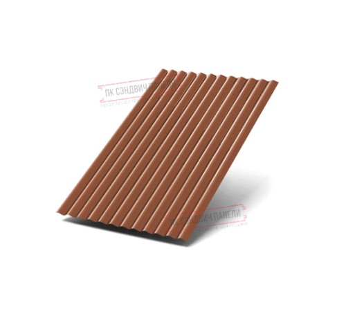 Профилированный лист МП18х1100 Пурман RAL-Argillite-0.5