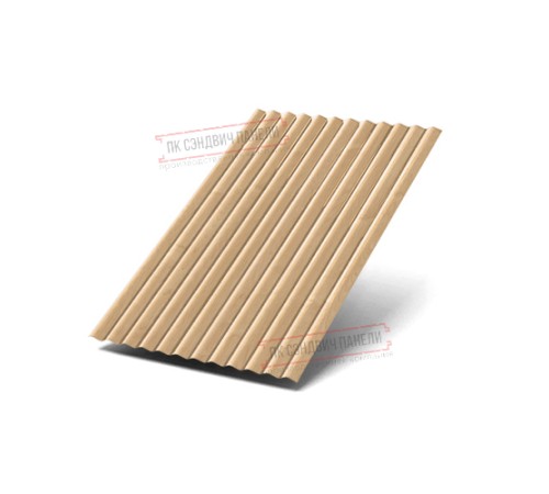 Профилированный лист МП18х1100 ECOSTEEL-Клен-0.5