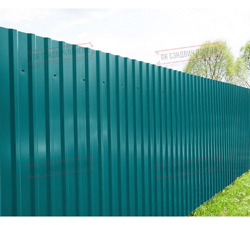 Профилированный лист МП20х1100 Полиэстер RAL-5021-0.45