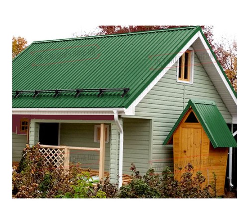 Профнастил МП20-1100 Полиэстер RAL-6002-0.45