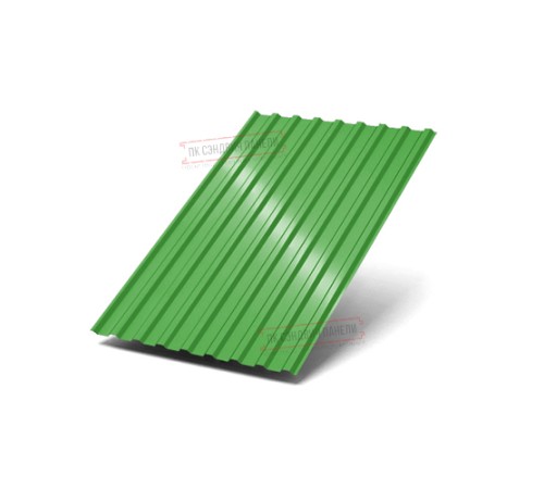 Профнастил МП20-1100 Полиэстер RAL-6018-0.5