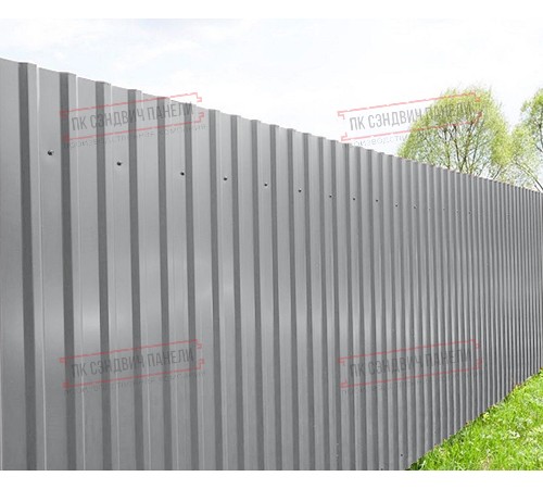 Профилированный лист МП20х1100 Полиэстер RAL-7004-0.4