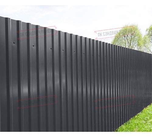 Профилированный лист МП20х1100 Viking RAL-7024-0.45