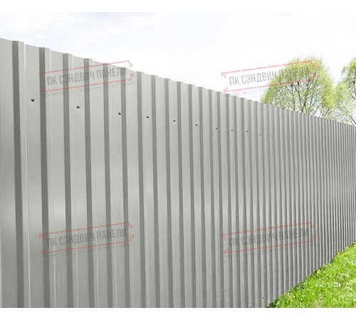 Профилированный лист МП20х1100 Пластизол RAL-7038-0.5