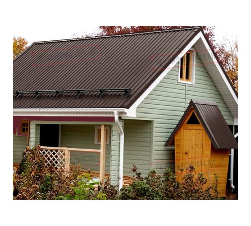 Профнастил МП20-1100 Полиэстер RAL-8017-0.45