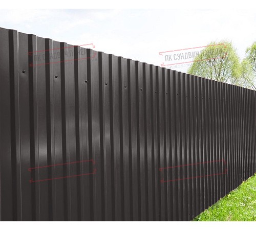 Профилированный лист МП20х1100 Призма -RR32-0.5