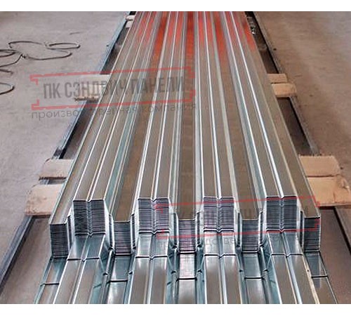 Профнастил нержавеющий H75 0.75 AISI 321