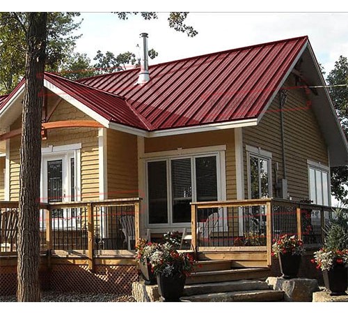 Профнастил ММ35-1000 Viking RAL3011-0.45