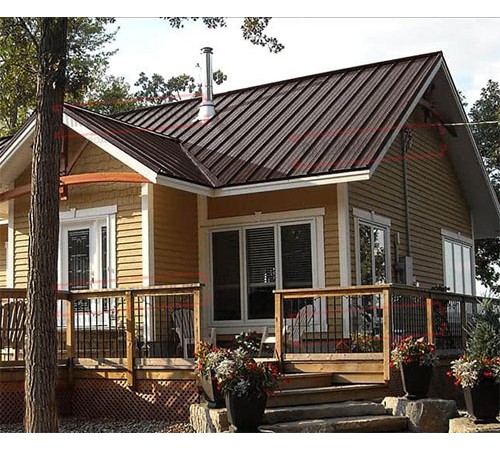 Профнастил ММ35-1000 Полиэстер RAL8017-0.4