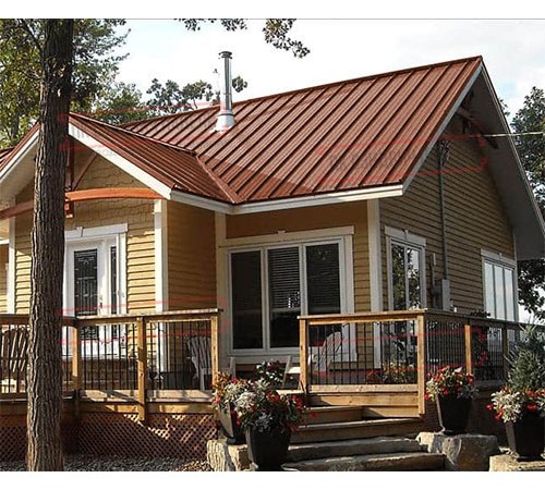 Профнастил ММ35-1000 Norman RAL8004-0.5