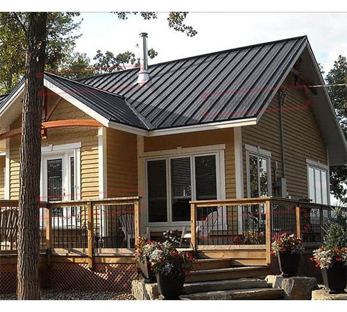 Профнастил ММ35-1000 Norman RAL7024-0.5