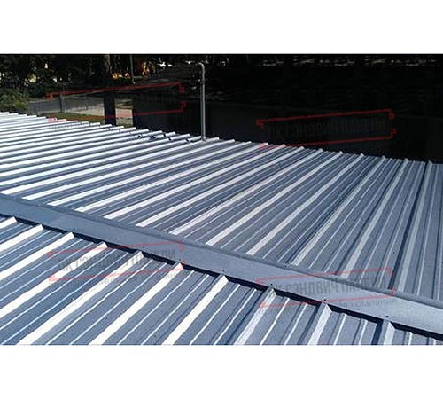 Профнастил ММ35-1000 оцинкованный-0.5