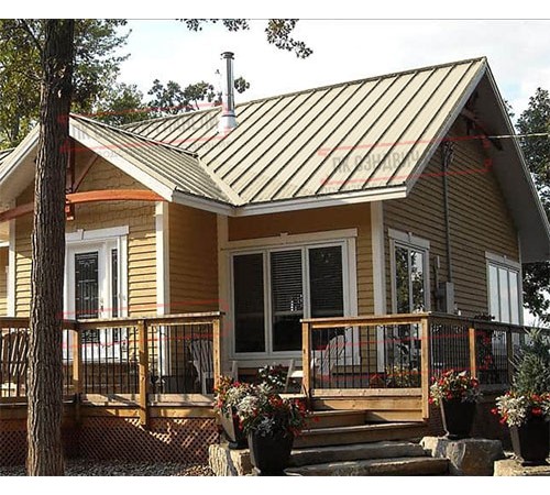 Профнастил ММ35-1000 Полиэстер RAL1015-0.5