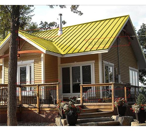 Профнастил ММ35-1000 Norman RAL1018-0.5