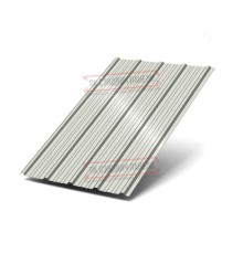 Профнастил ММ35-1000 Полиэстер RAL9002-0.7