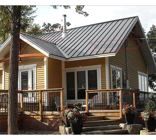 Профнастил ММ35-1000 Полиэстер RAL7004-0.4