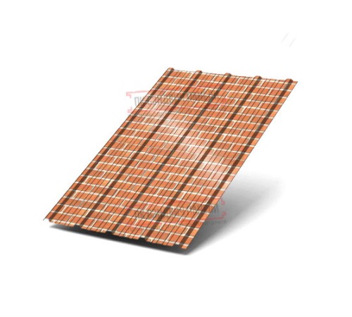 Профнастил ММ35-1000 ECOSTEEL Кирпич-0.5