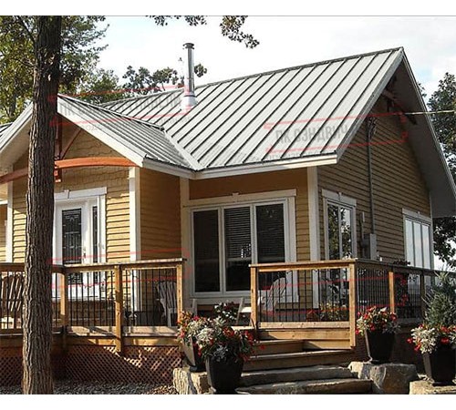 Профнастил ММ35-1000 Полиэстер RAL9002-0.45